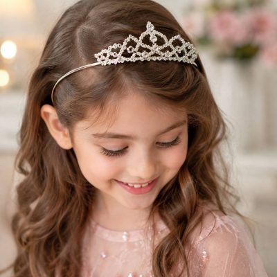 تل مو دخترانه طرح تاج
